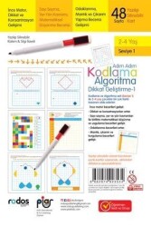 Adım Adım Kodlama Algoritma Dikkat Geliştirme Seviye 1 - 3