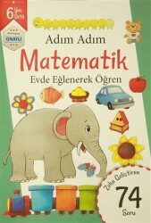 Adım Adım Matematik 6 Yaş - Zeka Geliştiren 74 Soru - Revzen Kitap