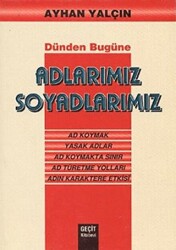Adlarımız Soyadlarımız - Geçit Kitabevi