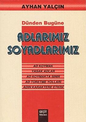 Adlarımız Soyadlarımız - 1