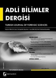 Adli Bilimler Dergisi - Cilt:5 Sayı:1 Mart 2006 - Seçkin Yayıncılık - Dergiler