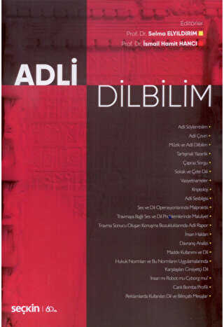 Adli Dilbilim - 1
