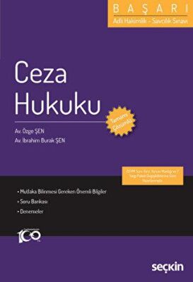 Adli Hakimlik Savcılık Sınavı BAŞARI - Ceza Hukuku - 2