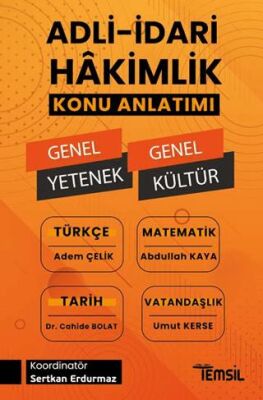 Adli- İdari Hakimlik Genel Yetenek - Genel Kültür Konu Anlatımı - 1