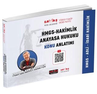 Adli-İdari Hakimlik HMGS Anayasa Hukuku Konu Anlatımı - 1