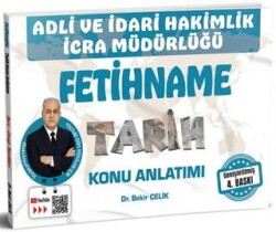 Adli İdari Hakimlik İcra Müdürlüğü Fetihname Tarih Konu Anlatımı - Bekir Çelik