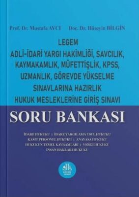 Adli - İdari Yargı Hakimliği, Savcılık, Kaymakamlık, Müfettişlik, KPSS, Uzmanlık, Görevde Yükselme S - 1