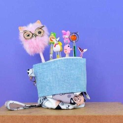 Aduşka Asansörlü Müzikli Kedi Kalem Kutu - 3