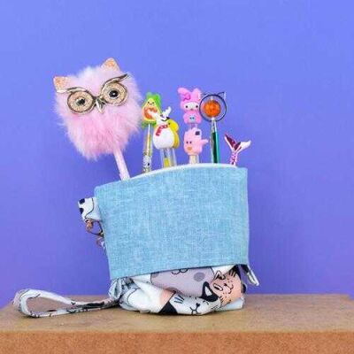 Aduşka Asansörlü Müzikli Kedi Kalem Kutu - 3