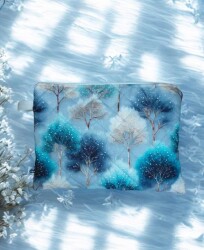 Aduşka Kumaş Tablet Kılıf 30x22cm - Kış Teması - 2