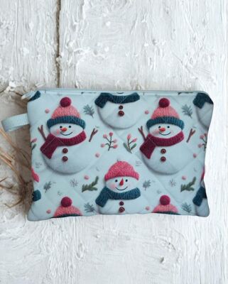 Aduşka Kumaş Tablet Kılıfı 30x22cm - Kardan Adam - 2