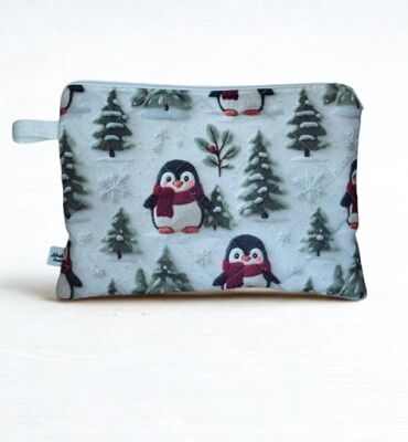 Aduşka Kumaş Tablet Kılıfı 30x22cm - Penguen - 2