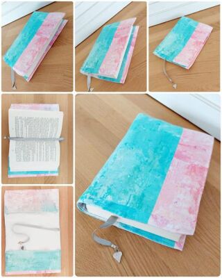 Aduşka Tasarım Kumaş Kitap Kılıfı - 1