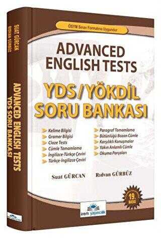 İrem Yayıncılık Advanced English Test YDS Soru Bankası