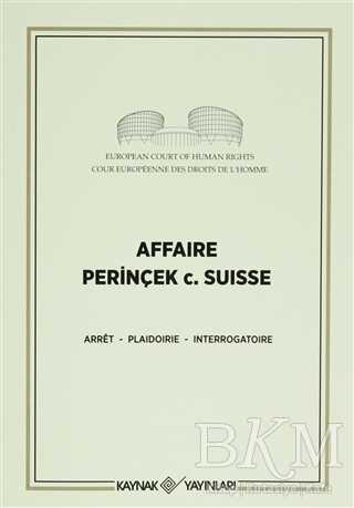 Affaire Perinçek c. Suisse - Kaynak Yayınları