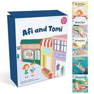 Afi and Tomi 5 Kitap Takım - Martı Çocuk Yayınları