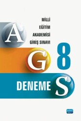 AGS 8 Deneme - Milli Eğitim Akademisi Giriş Sınavı Kitabı - Nobel Akademik Yayıncılık