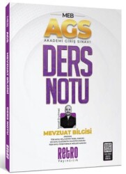 AGS Mevzuat Bilgisi Ders Notu - Retro Yayıncılık