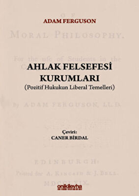 Ahlak Felsefesi Kurumları - 1