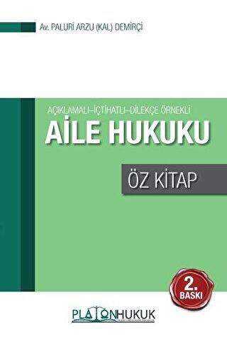 Aile Hukuku Öz Kitap - Platon Hukuk