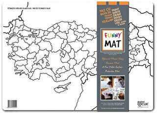 Funny Mat Türkiye Dilsiz Haritası - Akademi Çocuk
