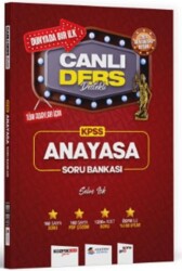 Akademi Denizi Yayıncılık KPSS Anayasa Canlı Ders Destekli Soru Bankası - Akademi Denizi Yayıncılık