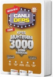 Akademi Denizi Yayıncılık KPSS Lisans GYGK Muhteşem 3000 Soru Bankası - Akademi Denizi Yayıncılık