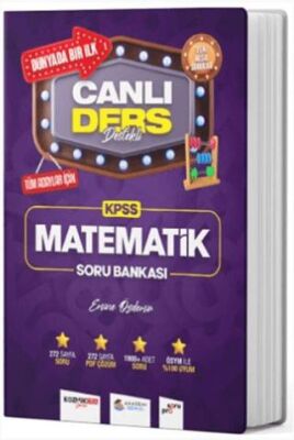 Akademi Denizi Yayıncılık KPSS Matematik Canlı Ders Destekli Soru Bankası - 1