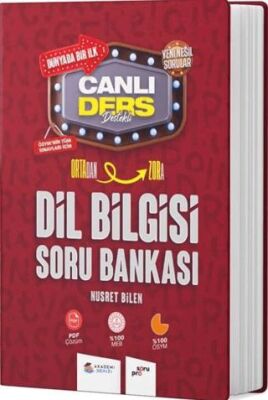 Akademi Denizi Yayıncılık KPSS Dil Bilgisi Ortadan Zora Canlı Ders Soru Bankası - 1