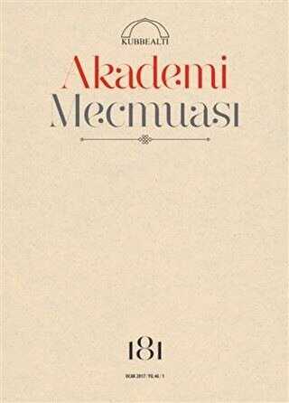 Akademi Mecmuası Sayı: 181 Ocak 2017