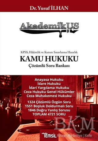 Akademikus Kamu Hukuku Çözümlü Soru Bankası - Temsil Kitap