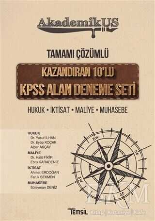 Temsil Kitap Akademikus KPSS Alan Deneme Seti - Temsil Kitap