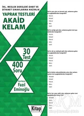 Akaid Kelam - Kitap Dünyası Yayınları