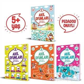 Akıl Oyunları Serisi 5+ Yaş 4 Kitap Takım - 1