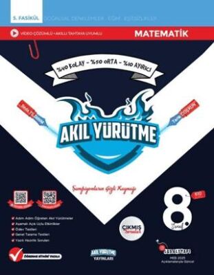 Akıl Yürütme Yayınları 8. Sınıf Doğrusal Denklemler Eğim Eşitsizlikler 5. Fasikül - 1