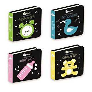 Akıllı Bebek - Kontrast Renkler Seti 4 Kitap Takım - Beta Kids