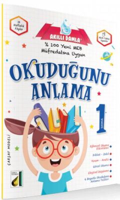 Damla Yayınevi - Bayilik Akıllı Damla Okuduğunu Anlama - 1. Sınıf - 1