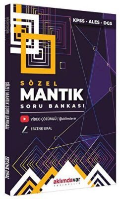 Aklımdavar Yayıncılık KPSS ALES DGS Sözel Mantık Soru Bankası Video Çözümlü - 1