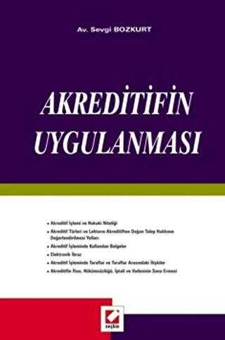Akreditifin Uygulanması - Seçkin Yayıncılık
