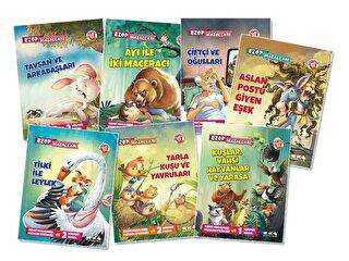 Aktivite Dolu Ezop Masalları Seti-7 Kitap Takım - Caretta Çocuk