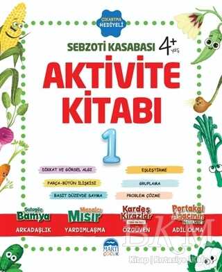 Aktivite Kitabı 1 - Sebzoti Kasabası - Martı Çocuk Yayınları