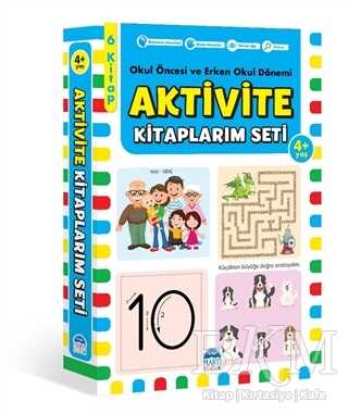 Aktivite Kitaplarım Seti 4+ Yaş - Okul Öncesi ve Erken Okul Dönemi - 1