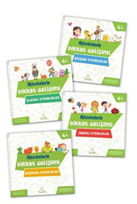 Aktivitelerle Dikkat Gelişimi Serisi 4 Kitap - 1