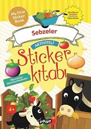Aktiviteli Sticker Kitabı - Sebzeler