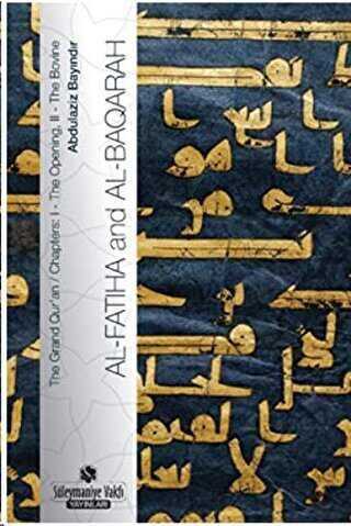 Al-Fatiha and Al-Baqarah - Süleymaniye Vakfı Yayınları