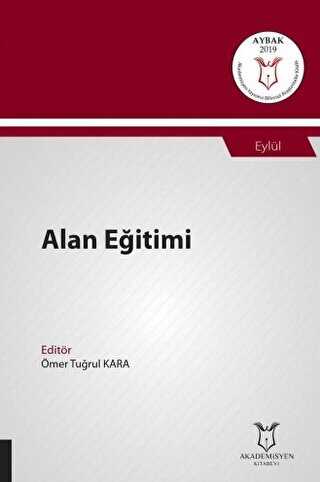 Alan Eğitimi AYBAK 2019 Eylül - Akademisyen Kitabevi