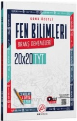 Alan Yayınları TYT Fen Bilimleri Konu Özetli 20 x 20 Branş Denemeleri - Alan Yayınları