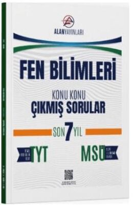 Alan Yayınları TYT MSÜ Fen Bilimleri Konu Konu Çıkmış Sorular Son 7 Yıl - 1