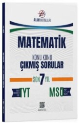Alan Yayınları TYT MSÜ Matematik Konu Konu Çıkmış Sorular Son 7 Yıl - Alan Yayınları