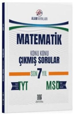 Alan Yayınları TYT MSÜ Matematik Konu Konu Çıkmış Sorular Son 7 Yıl - 1